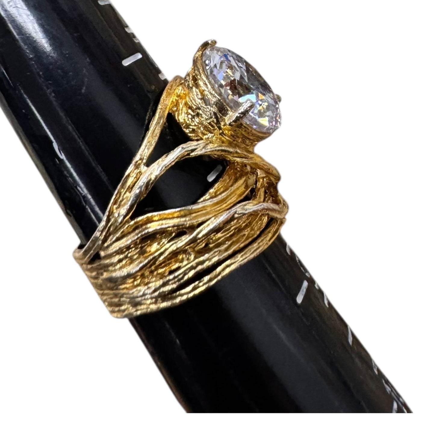 Ring Statement 925 By Cmc In Gold, Size:8