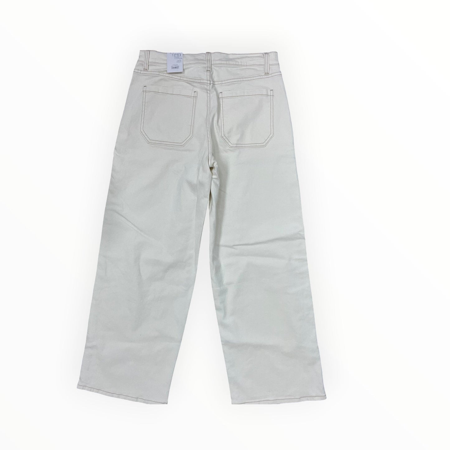 Pants Wide Leg By Time And Tru In Cream, Size:12