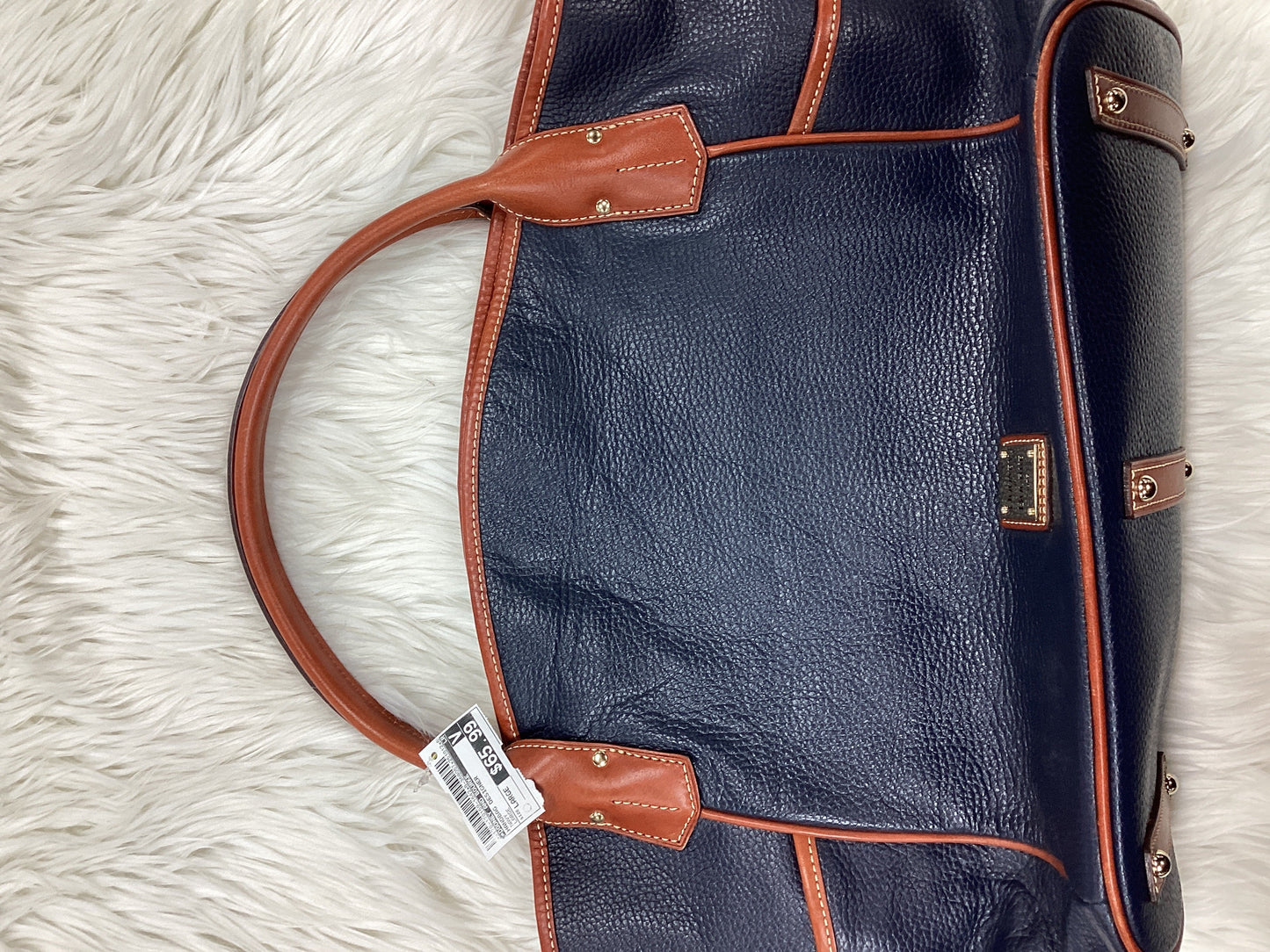 Handbag Designer By Dooney And Bourke In Navy, Size:Large