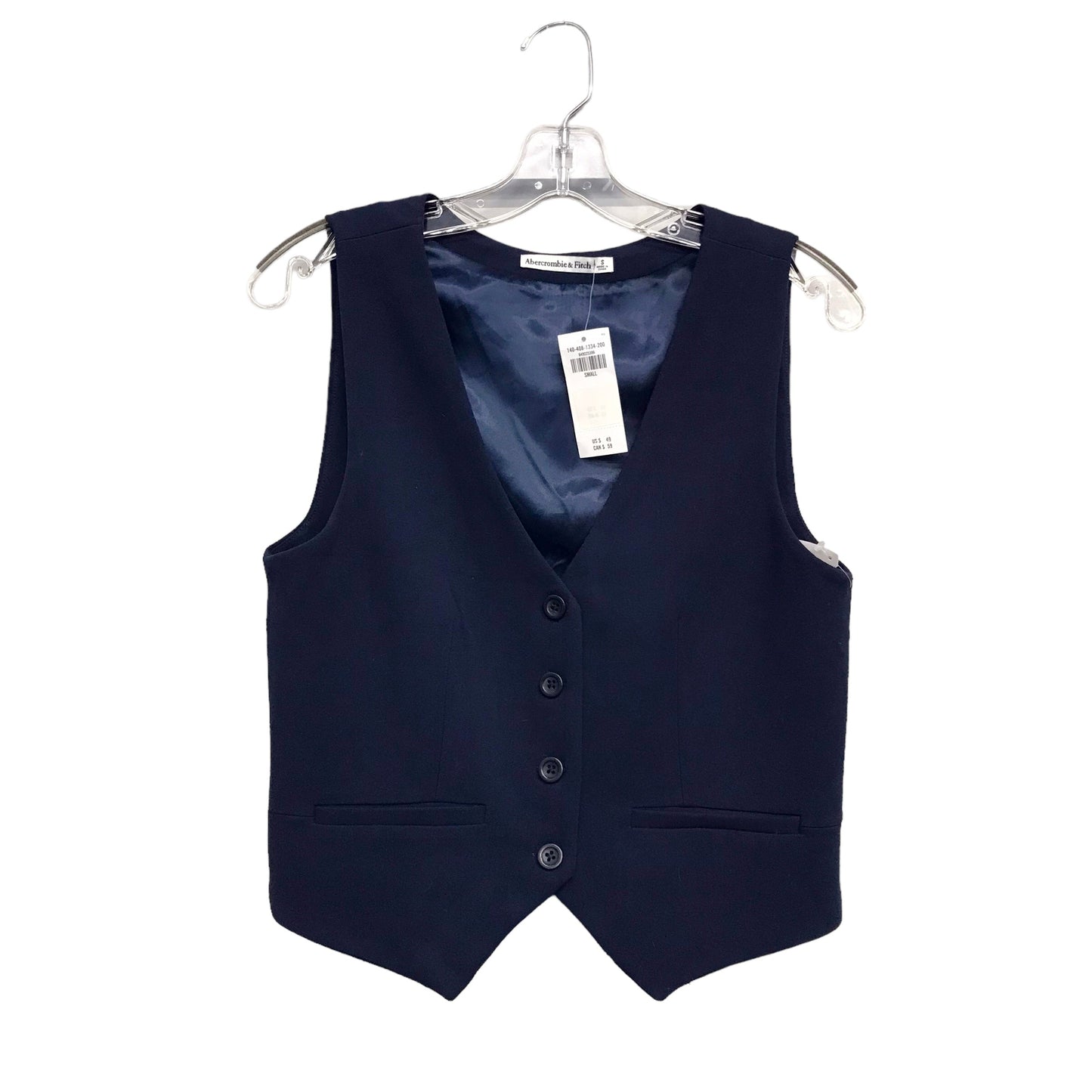 Vest Other By Abercrombie And Fitch In Blue, Size:S