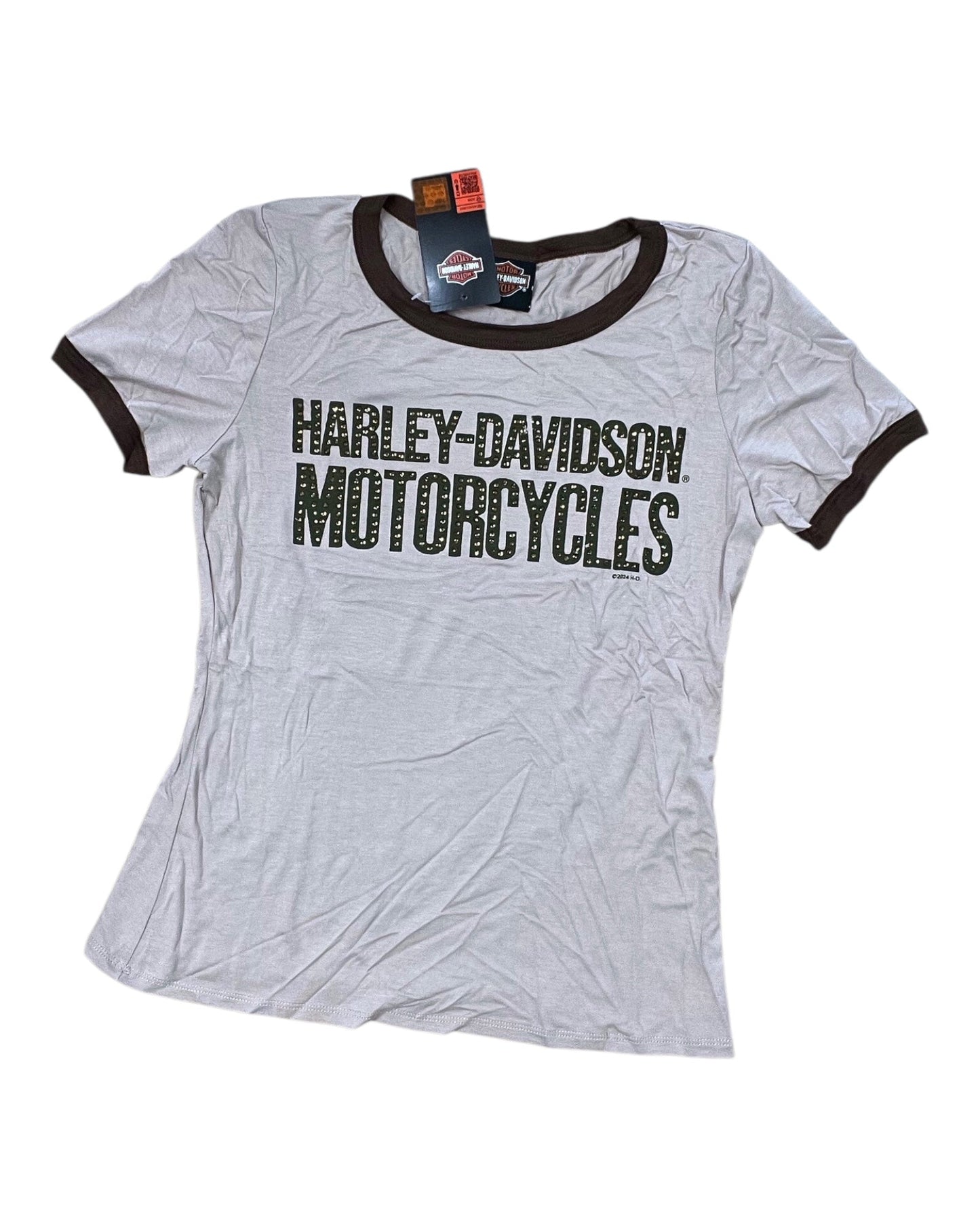 Top Ss By Harley Davidson In Brown & Tan, Size:M