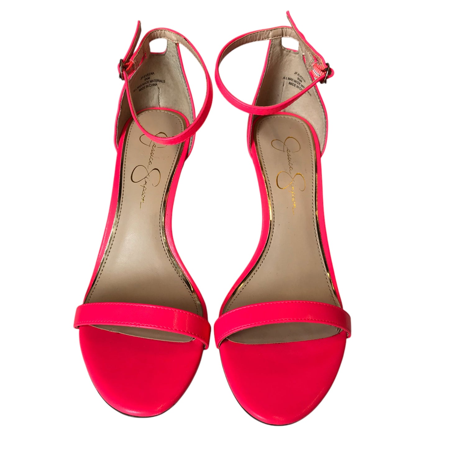 Shoes Heels Stiletto By Jessica Simpson In Pink, Size:9.5