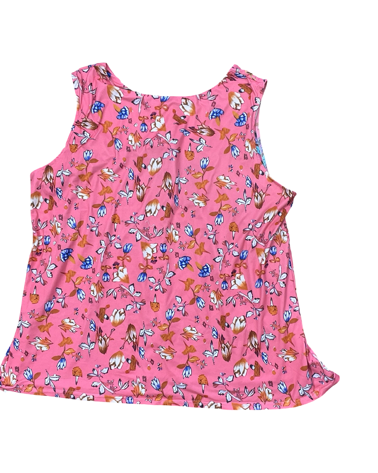Top Sleeveless By Clothes Mentor In Pink, Size:4X