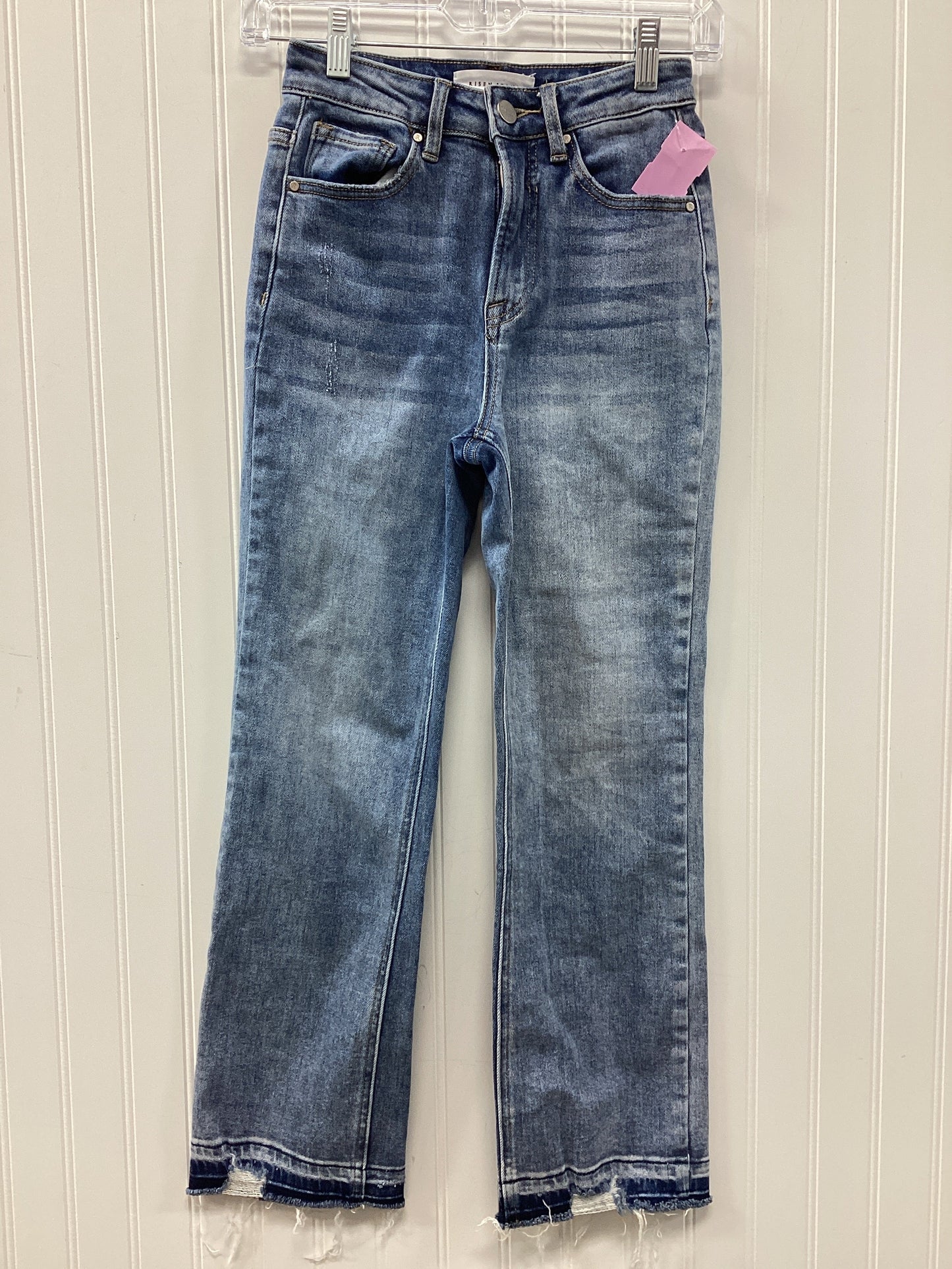 Jeans Straight By Risen In Blue Denim, Size:0