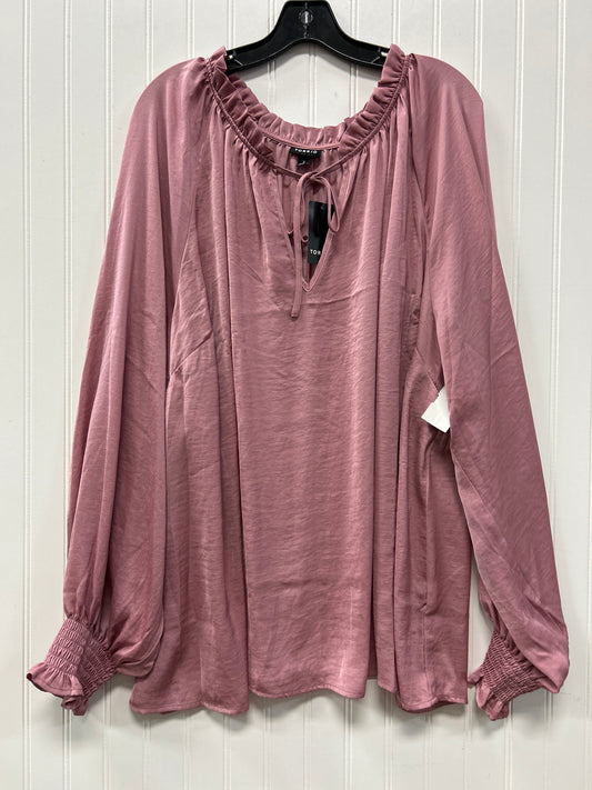 Top Ls By Torrid In Pink, Size:3X