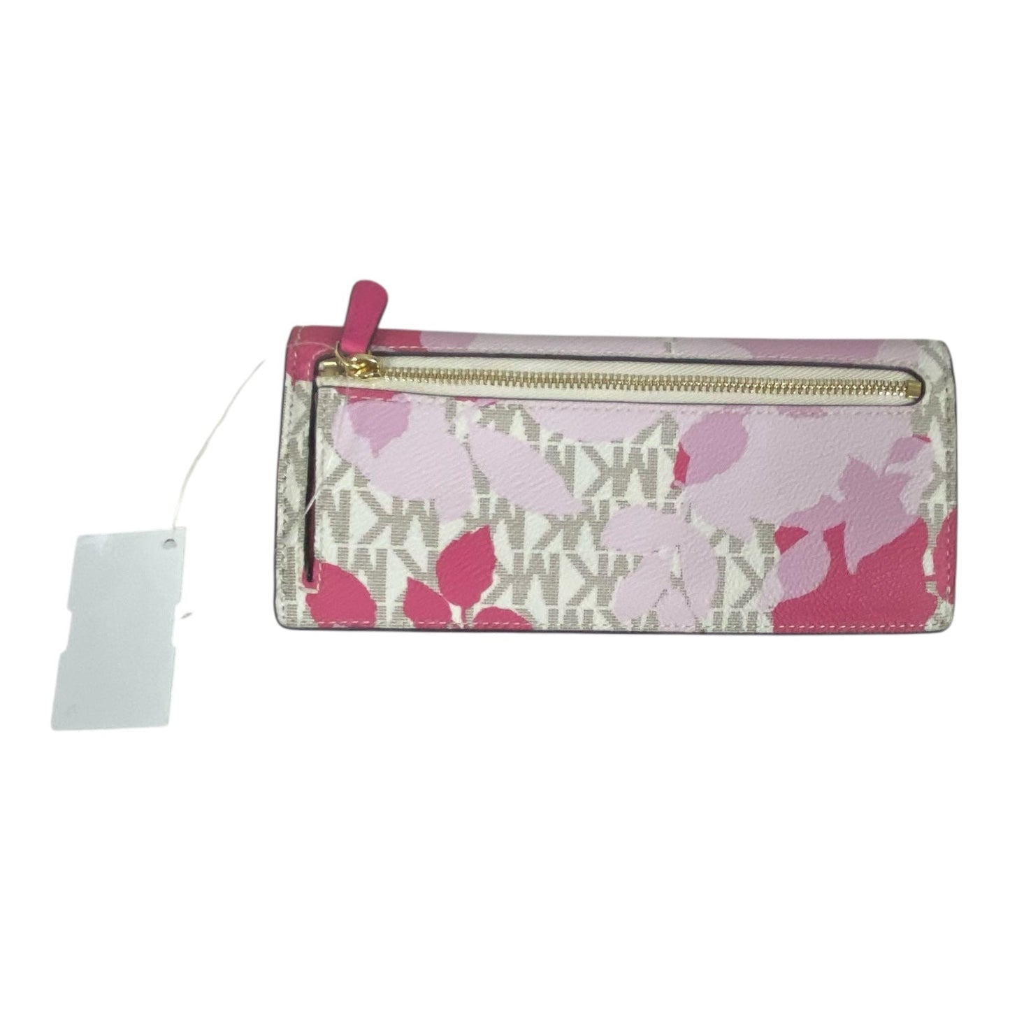 Wallet Designer By Michael Kors In Pink & White, Size:Medium