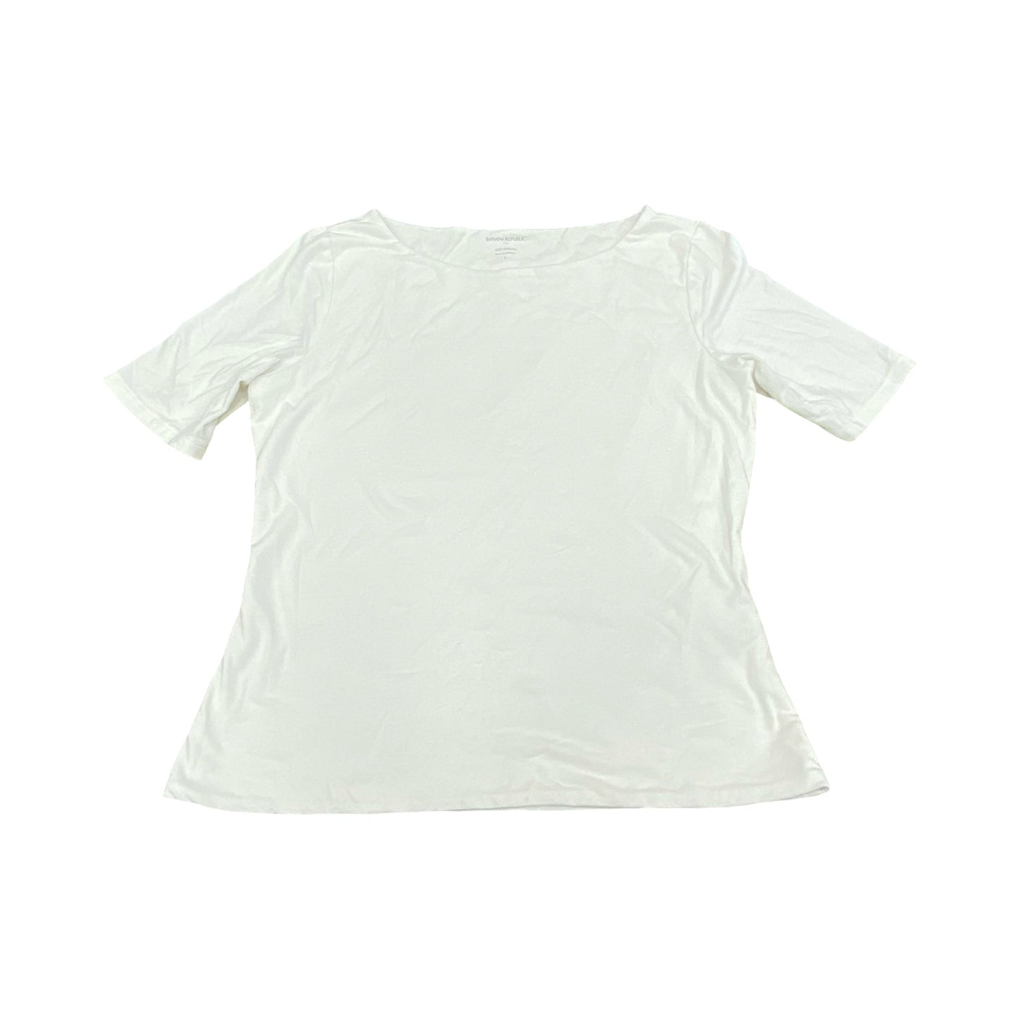 Top Ss By Banana Republic In White, Size:L