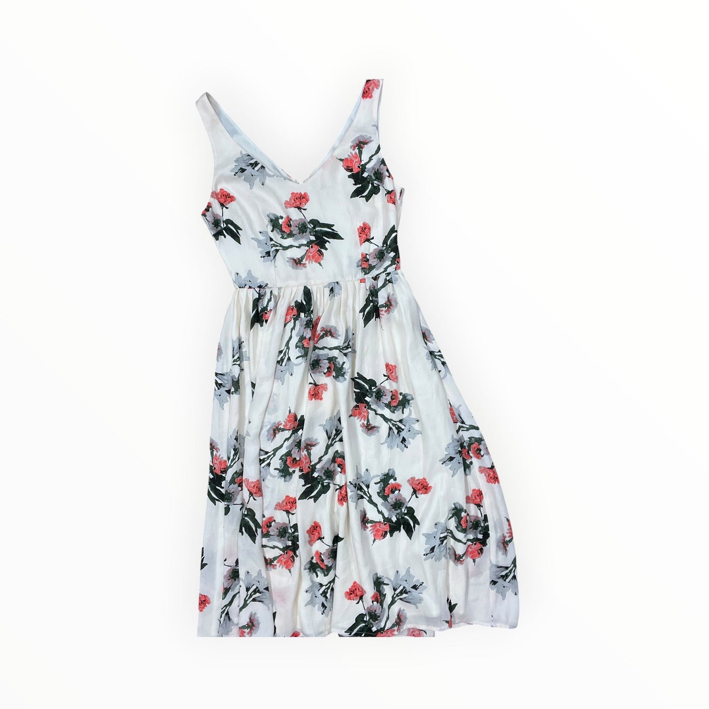 Dress Casual Midi By Bb Dakota In Cream & Pink, Size:Xs