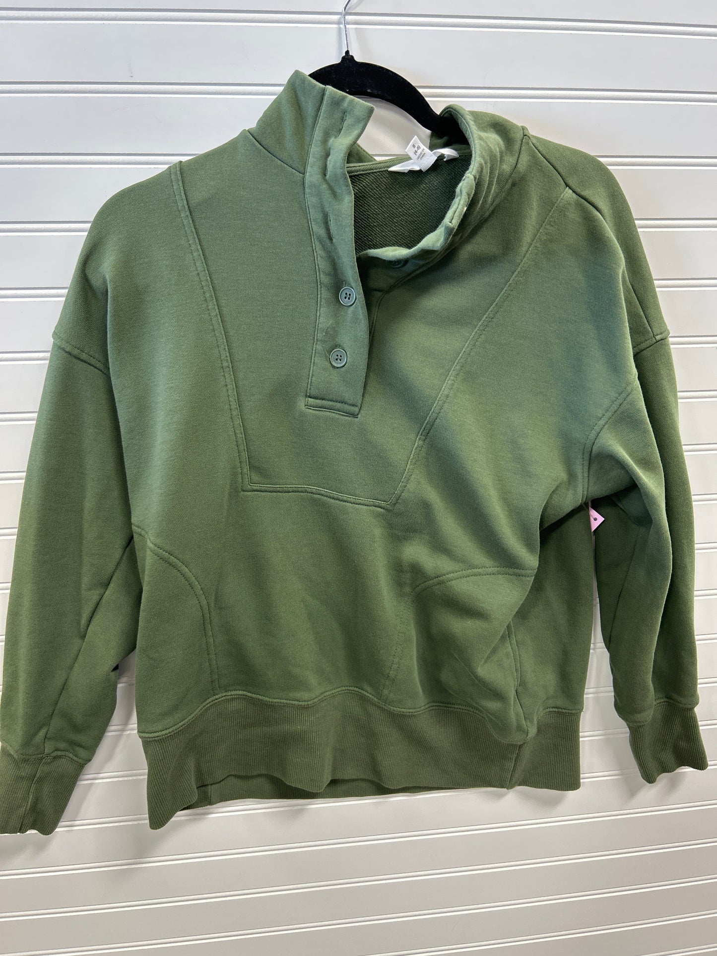 Top Ls By Time And Tru In Green, Size:S