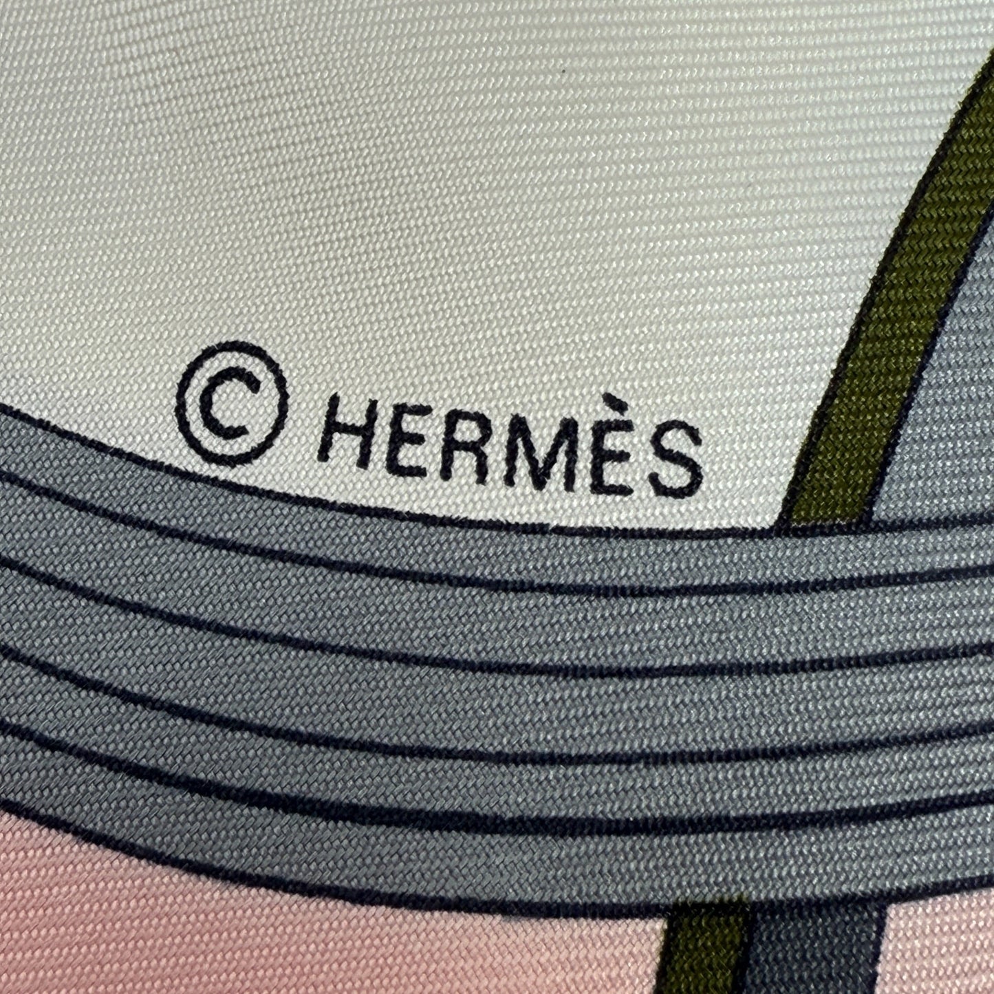 Vintage Carre 90 Philippe Ledoux “Springs“ Horse-Drawn Carriage Motif Silk Scarf Luxury Designer By Hermes