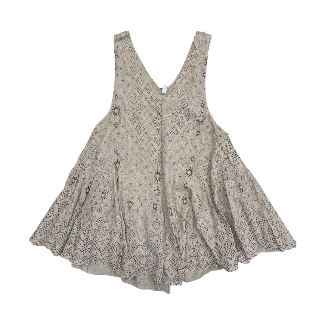 Top Sleeveless By Free People In Tan, Size:Xs