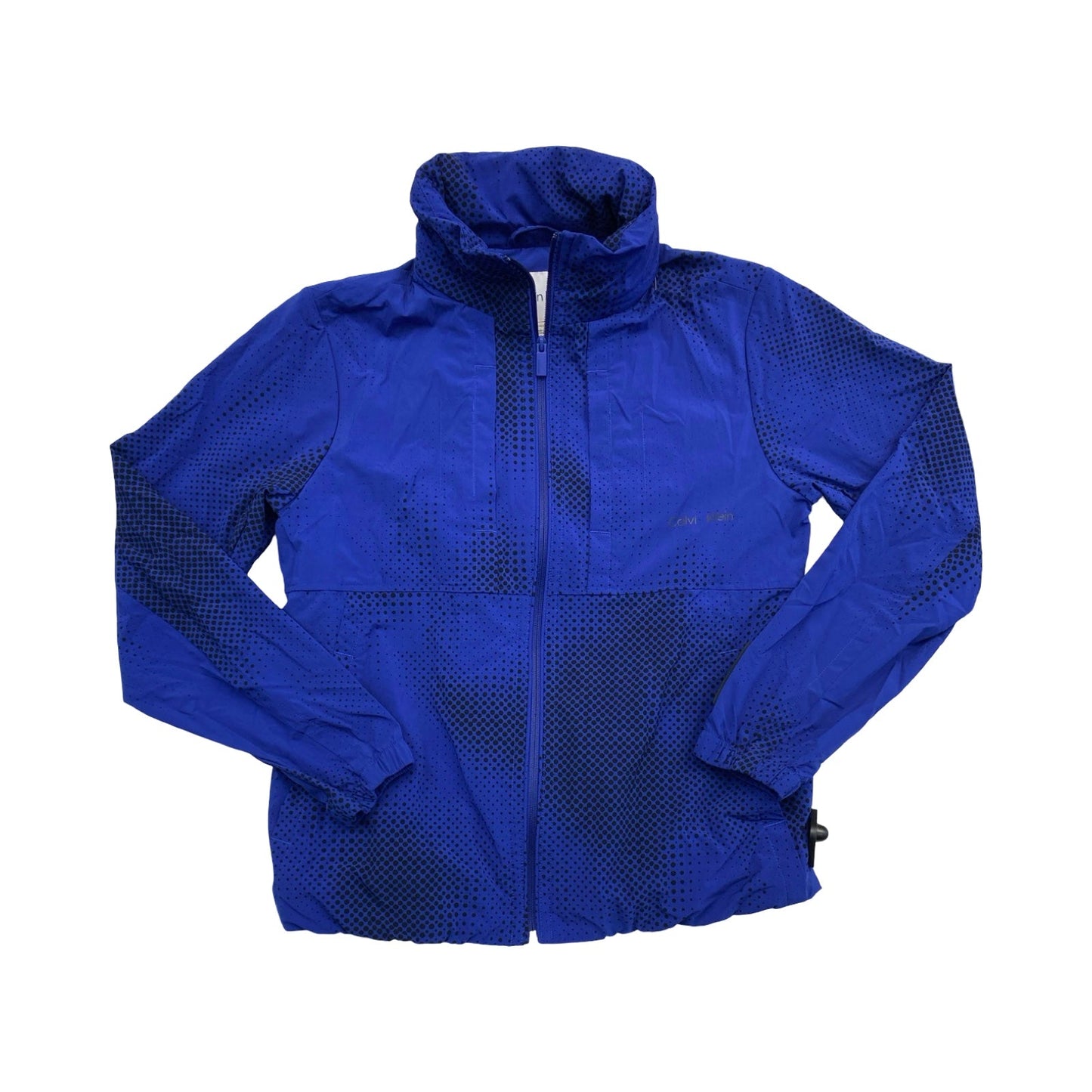 Jacket Windbreaker By Calvin Klein In Blue, Size:Xs