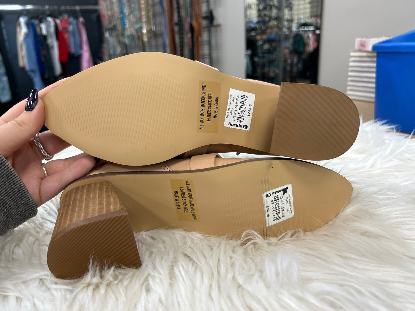 Boots Ankle Heels By Dolce Vita In Tan, Size:6.5