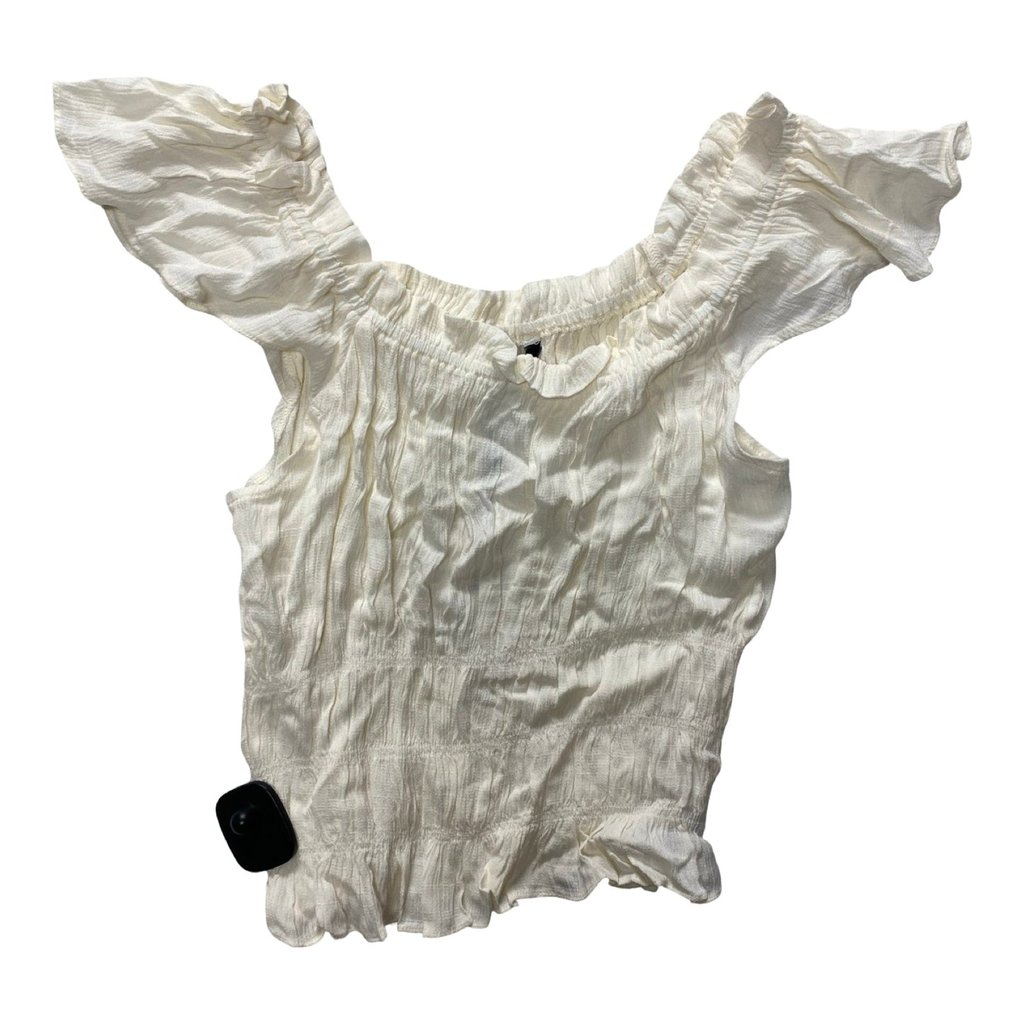 Top Sleeveless By Juicy Couture In Ivory, Size:M
