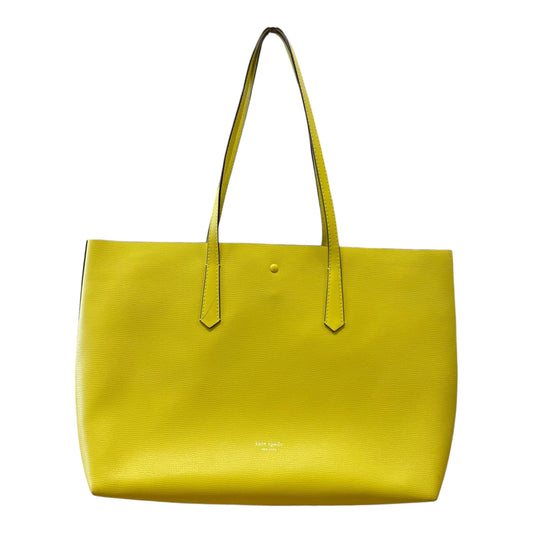 Tote Designer By Kate Spade In Yellow, Size:Large
