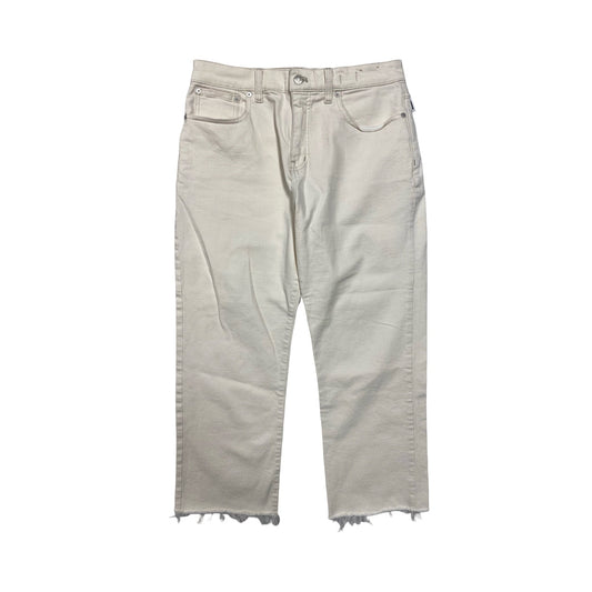 Jeans Wide Leg By Madewell In Cream, Size:10P