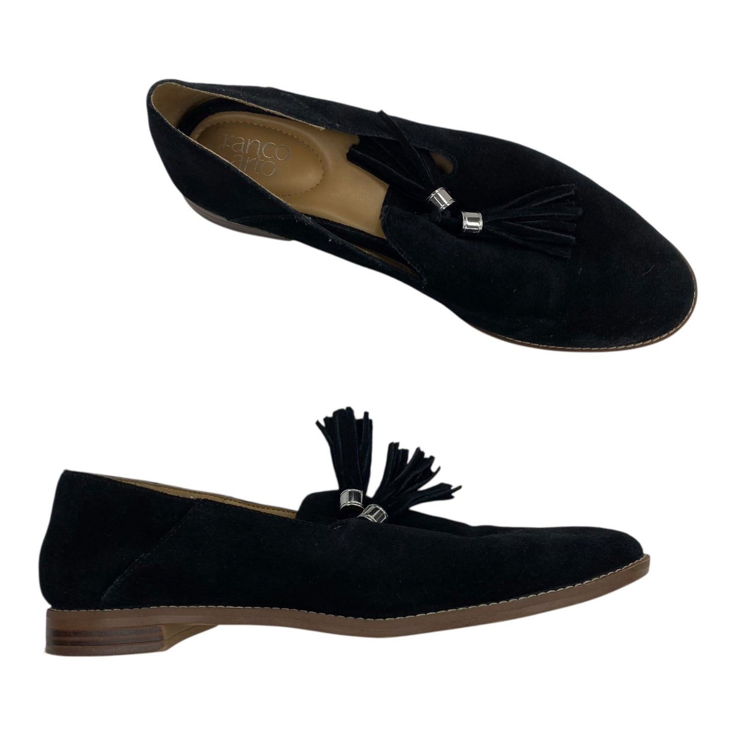 Shoes Flats By Franco Sarto In Black, Size:10