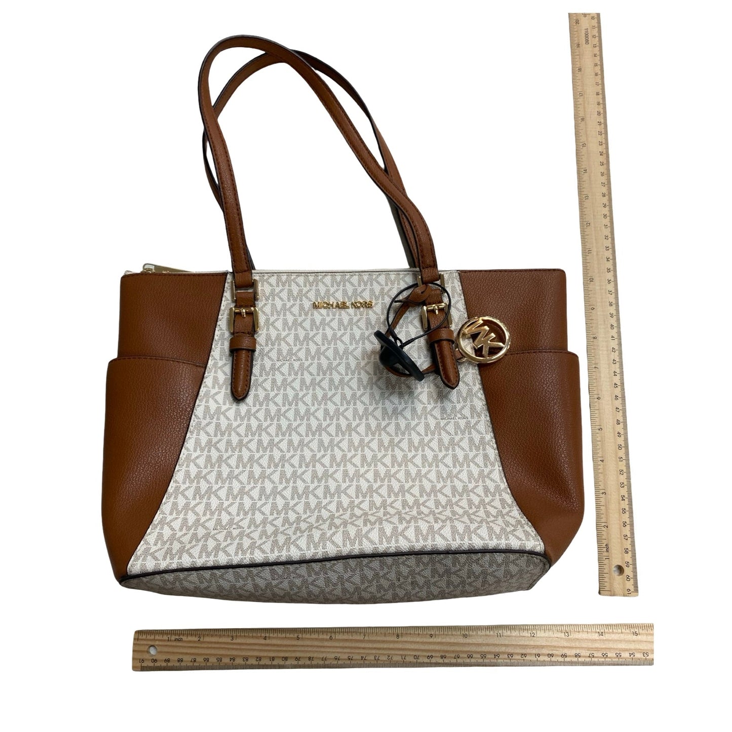 Handbag Designer By Michael Kors In Multi, Size:Medium