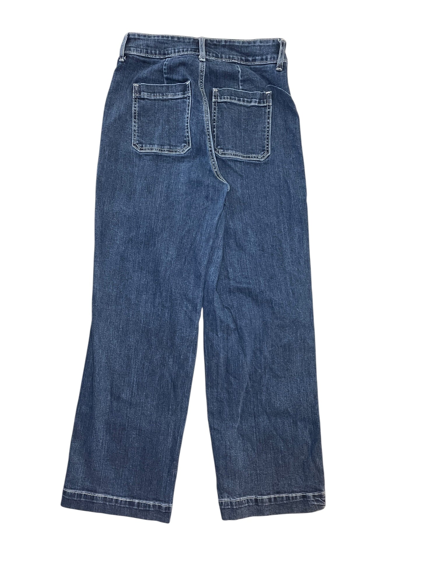 Jeans Wide Leg By Old Navy In Blue Denim, Size:4