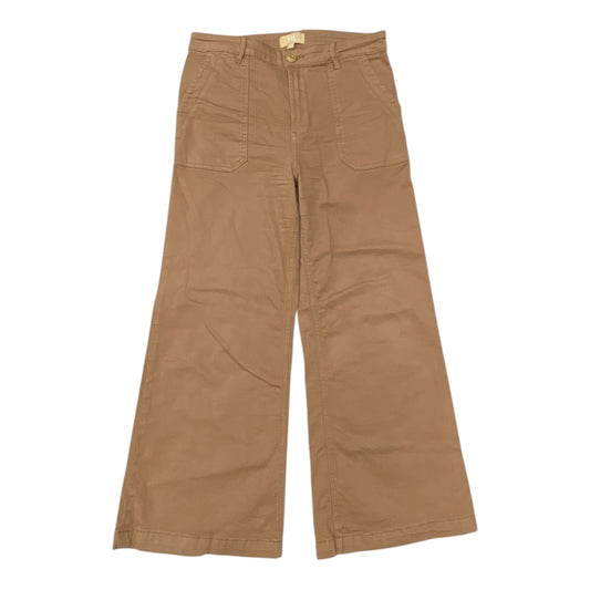 Jeans Wide Leg By Kut In Brown Denim, Size:8