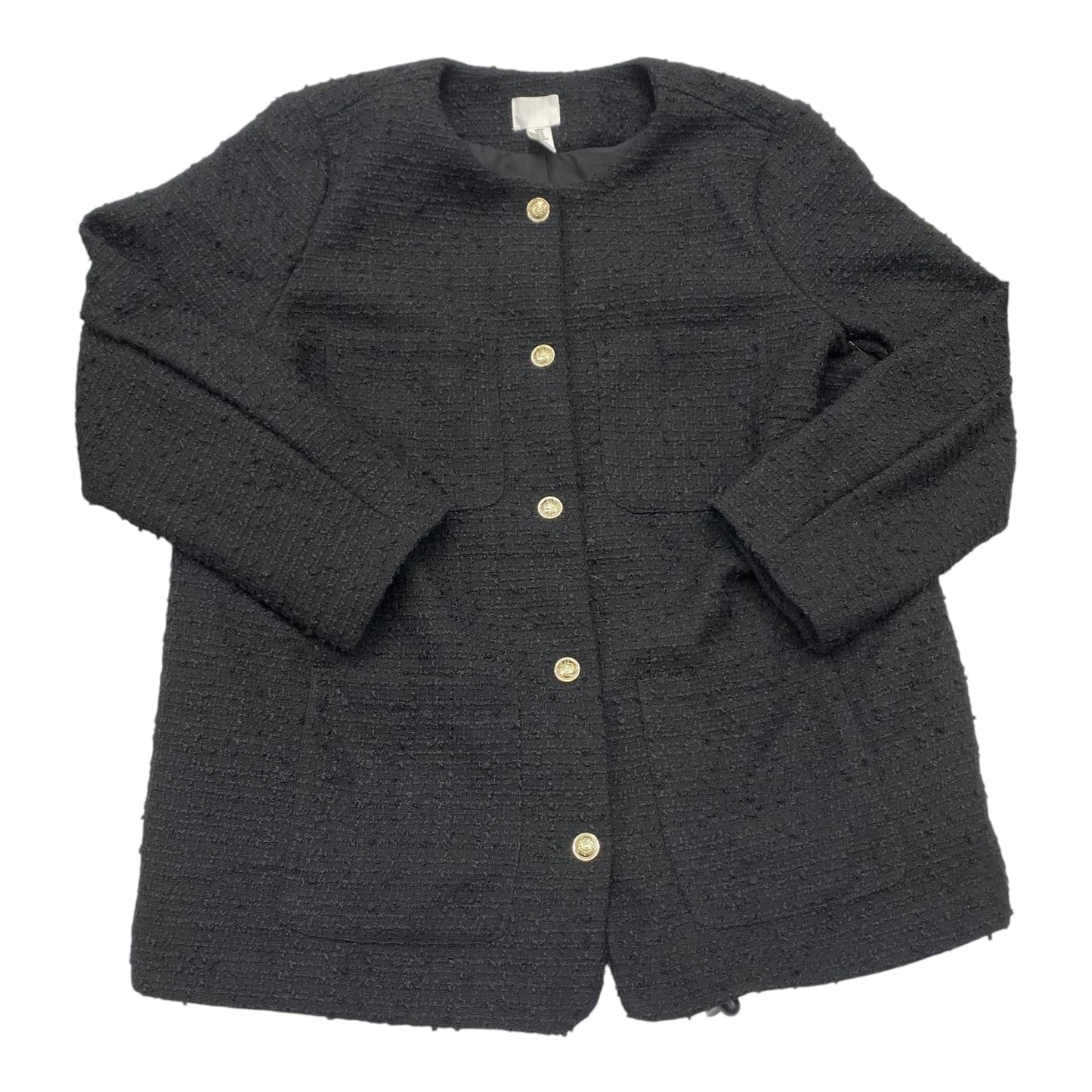 Blazer By H&M In Black, Size:Xl