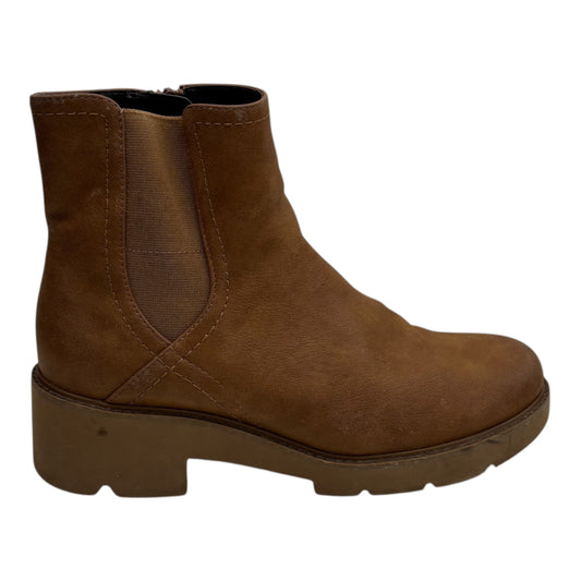 Boots Ankle Heels By Naturalizer In Brown, Size:8