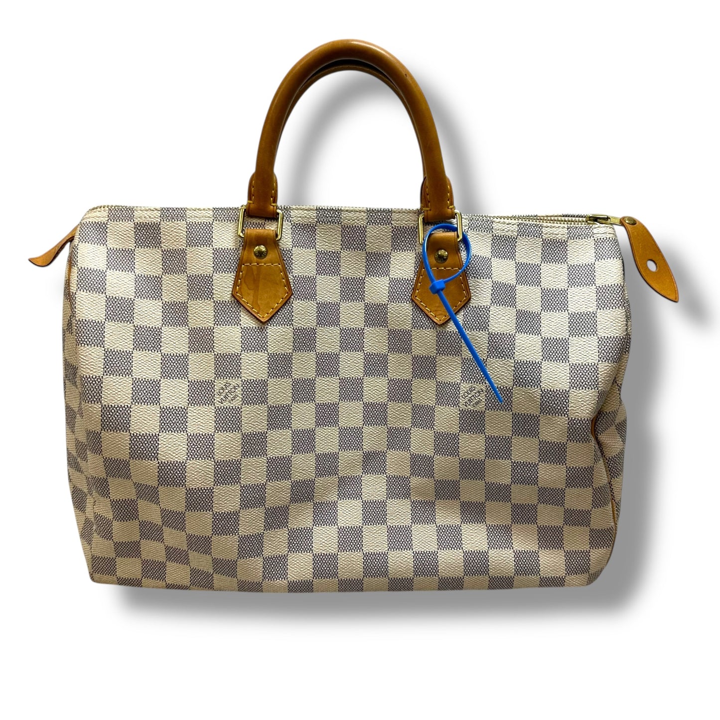 Speedy 35 Handbag Luxury Designer By Louis Vuitton, Size: Large
