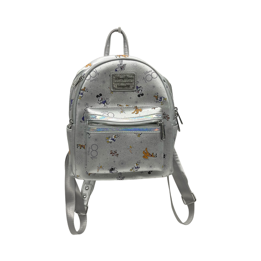 Backpack By Loungefly In Silver, Size:Medium