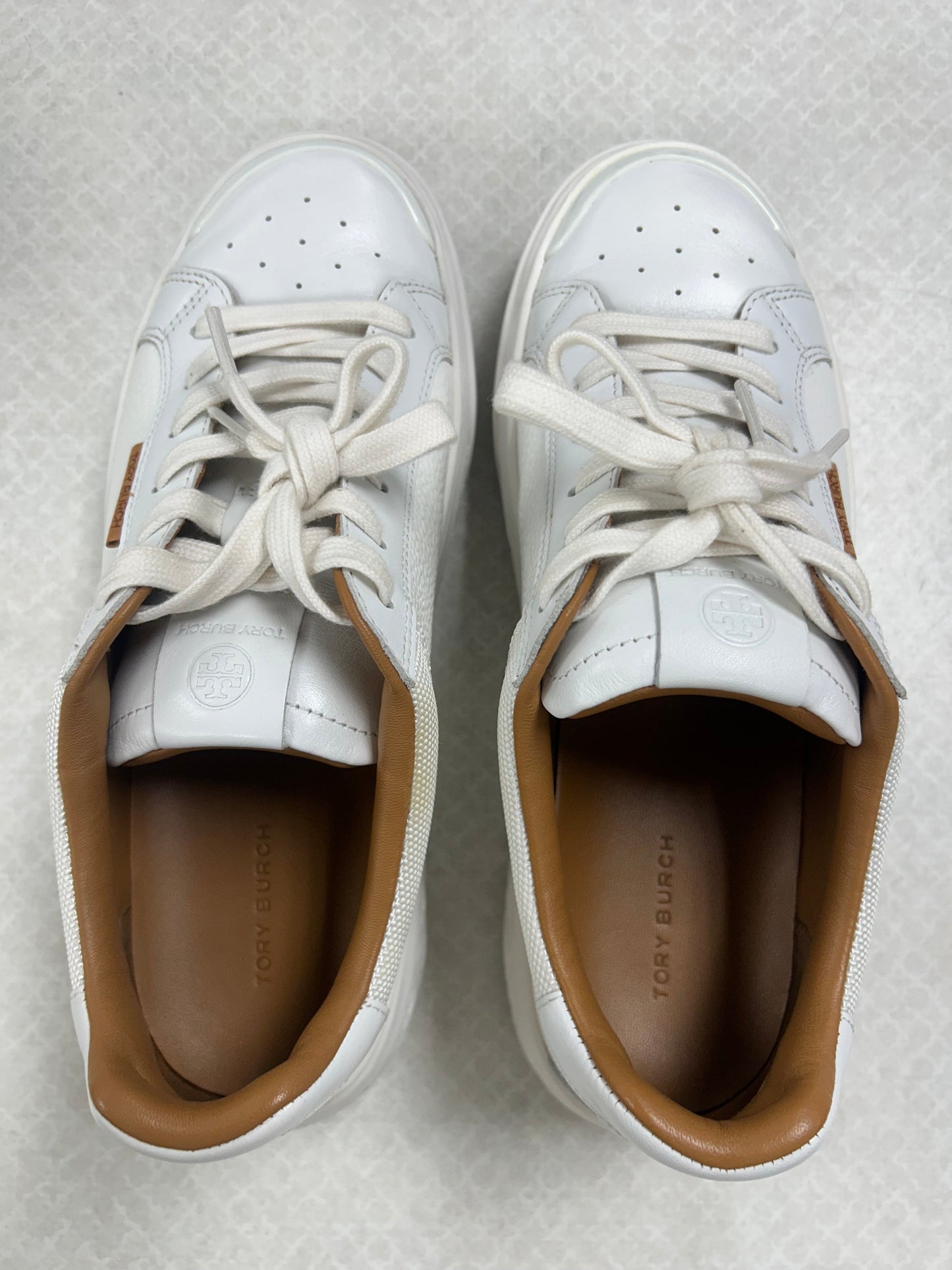 Shoes Designer By Tory Burch In White, Size:8