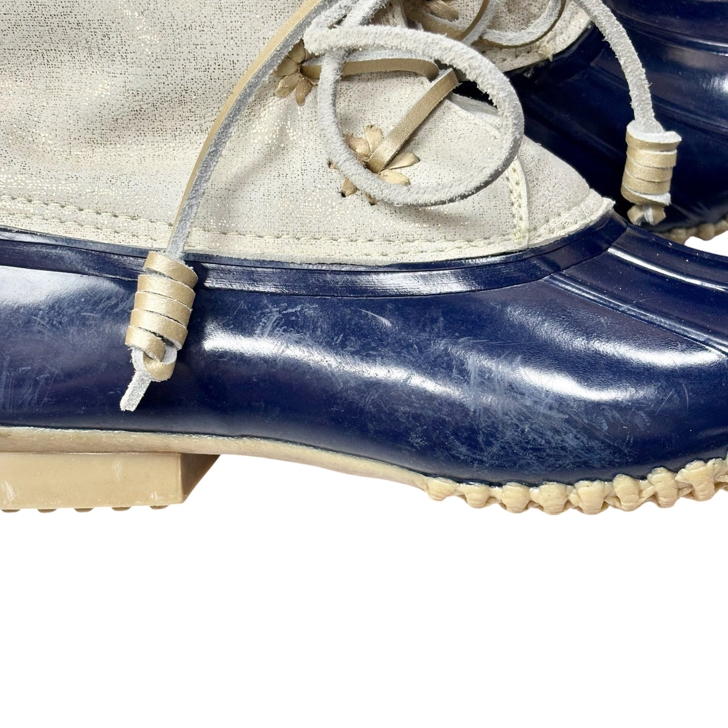 Boots Rain By Jack Rogers In Navy, Size: 7