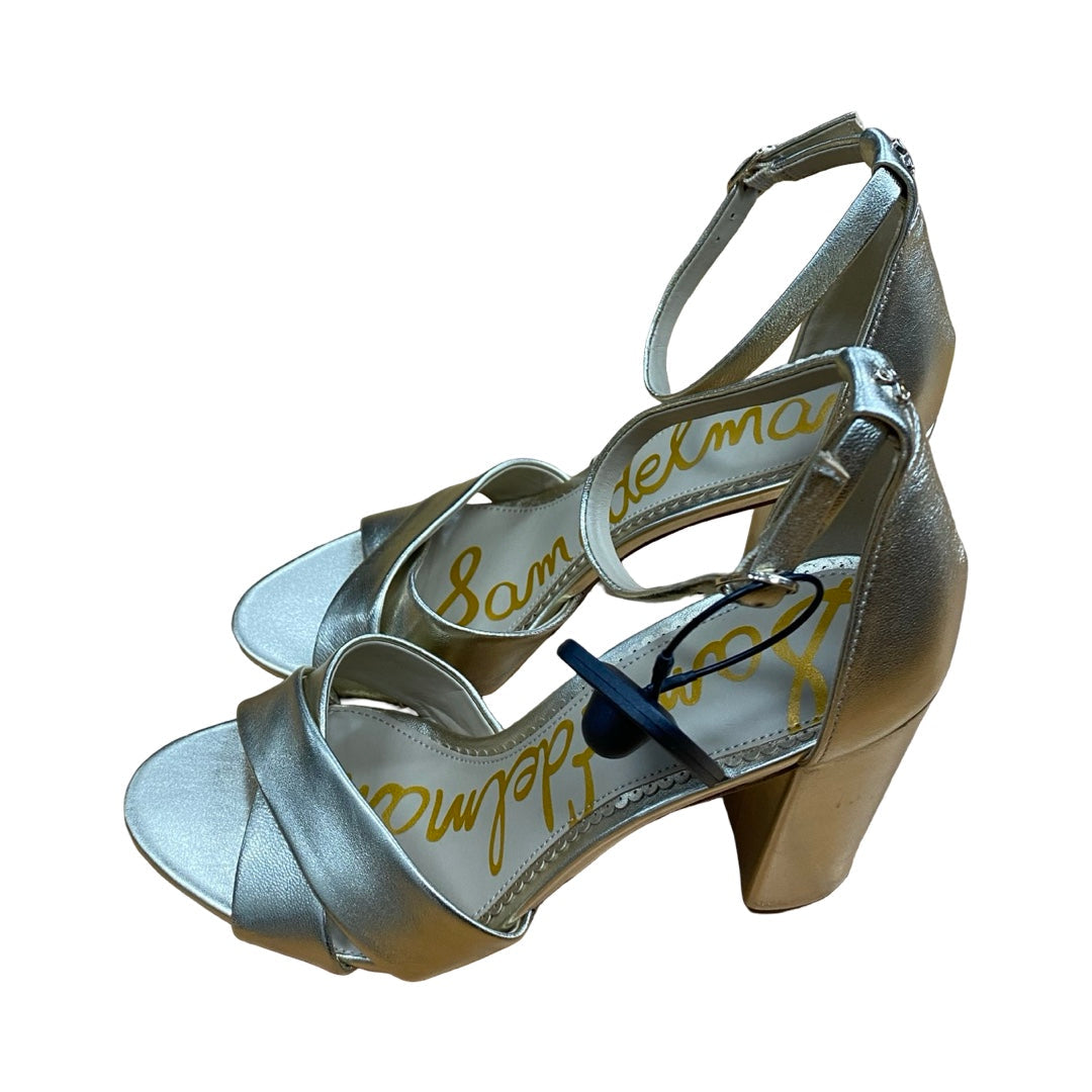 Shoes Heels Block By Sam Edelman In Gold, Size:9