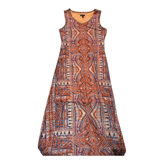 Dress Casual Maxi By Tribal In Multi, Size:M
