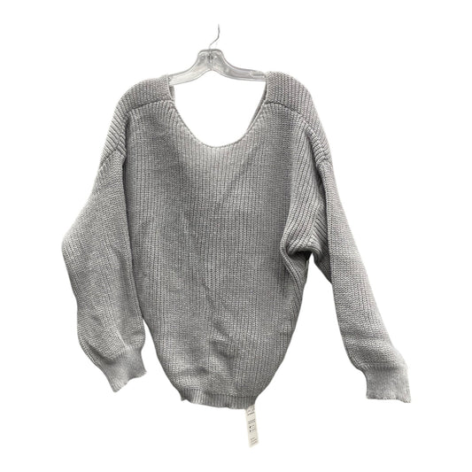 Sweater By Cupshe In Grey, Size:L