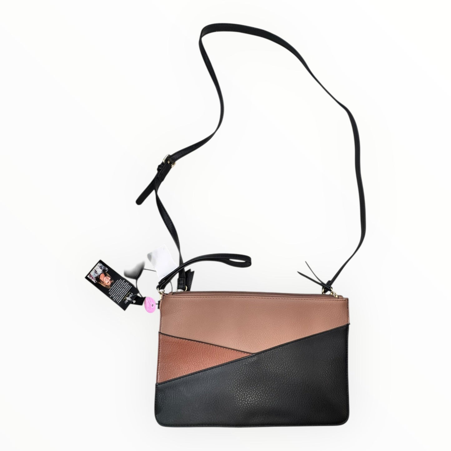Handbag By Nicole By Nicole Miller In Black & Brown, Size:Medium