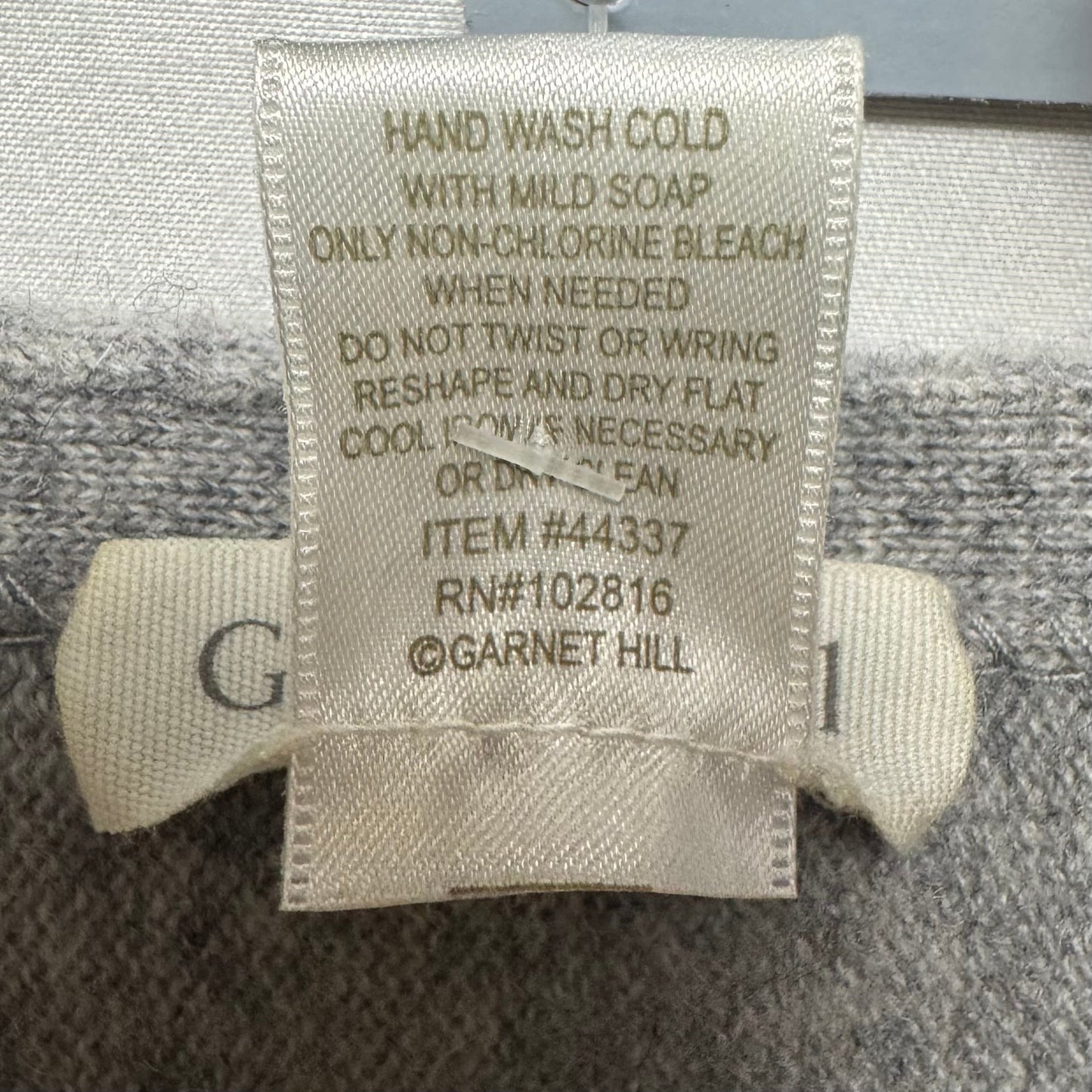 Poncho Cashmere By Garnet Hill In Grey, Size: Osfm