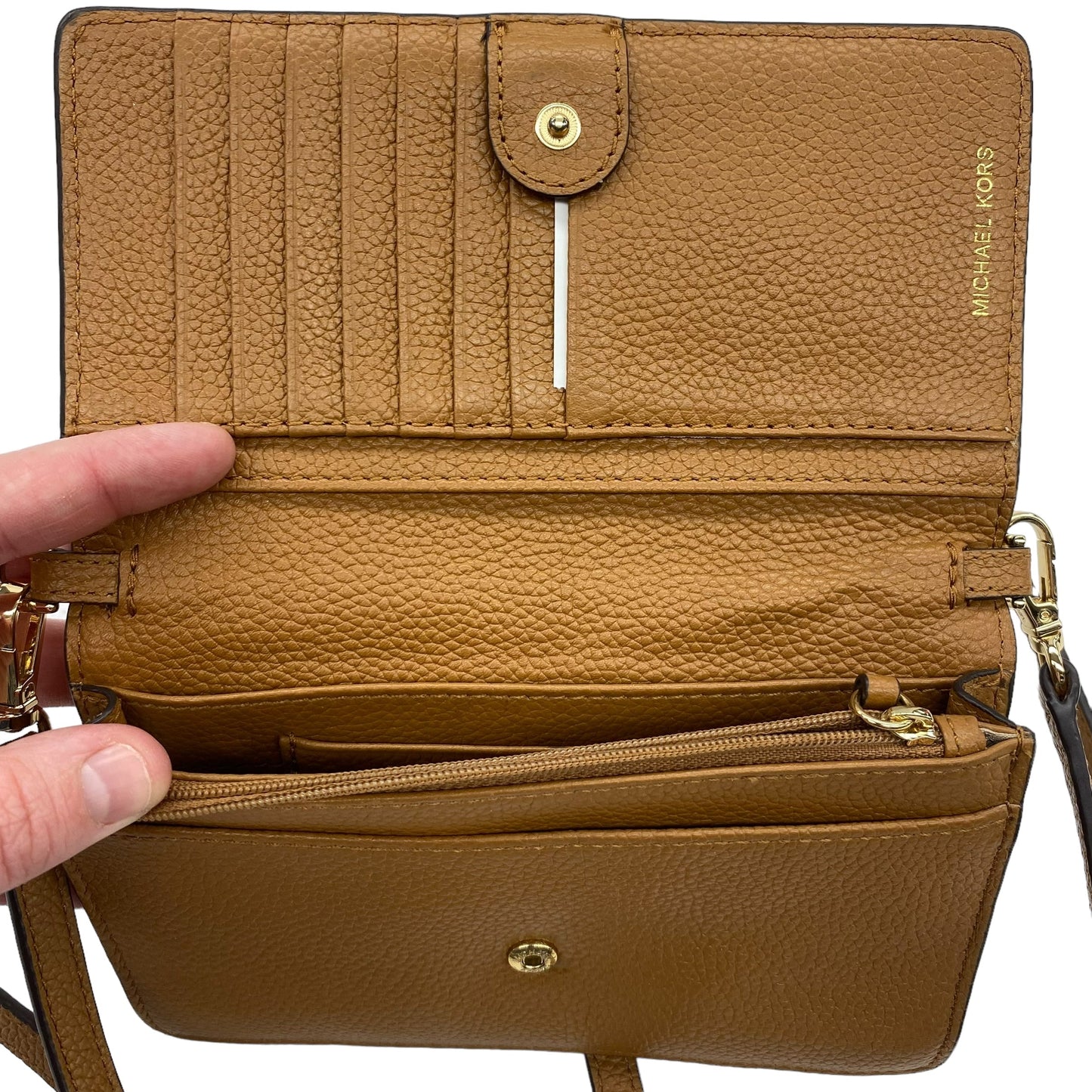 BROWN CROSSBODY DESIGNER by MICHAEL KORS Size:SMALL