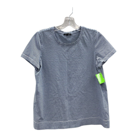 Top Ss Designer By Lafayette 148 In Blue, Size:M