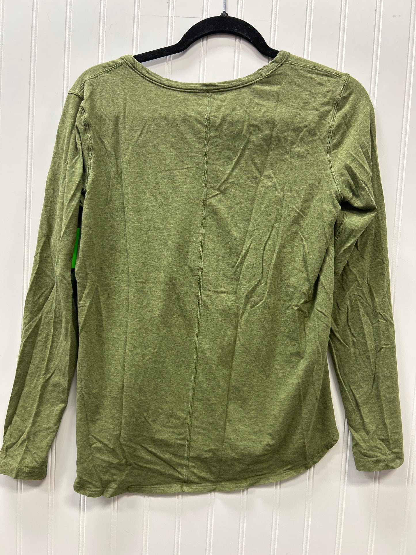 Athletic Top Ls Crewneck By Lululemon In Green, Size:S