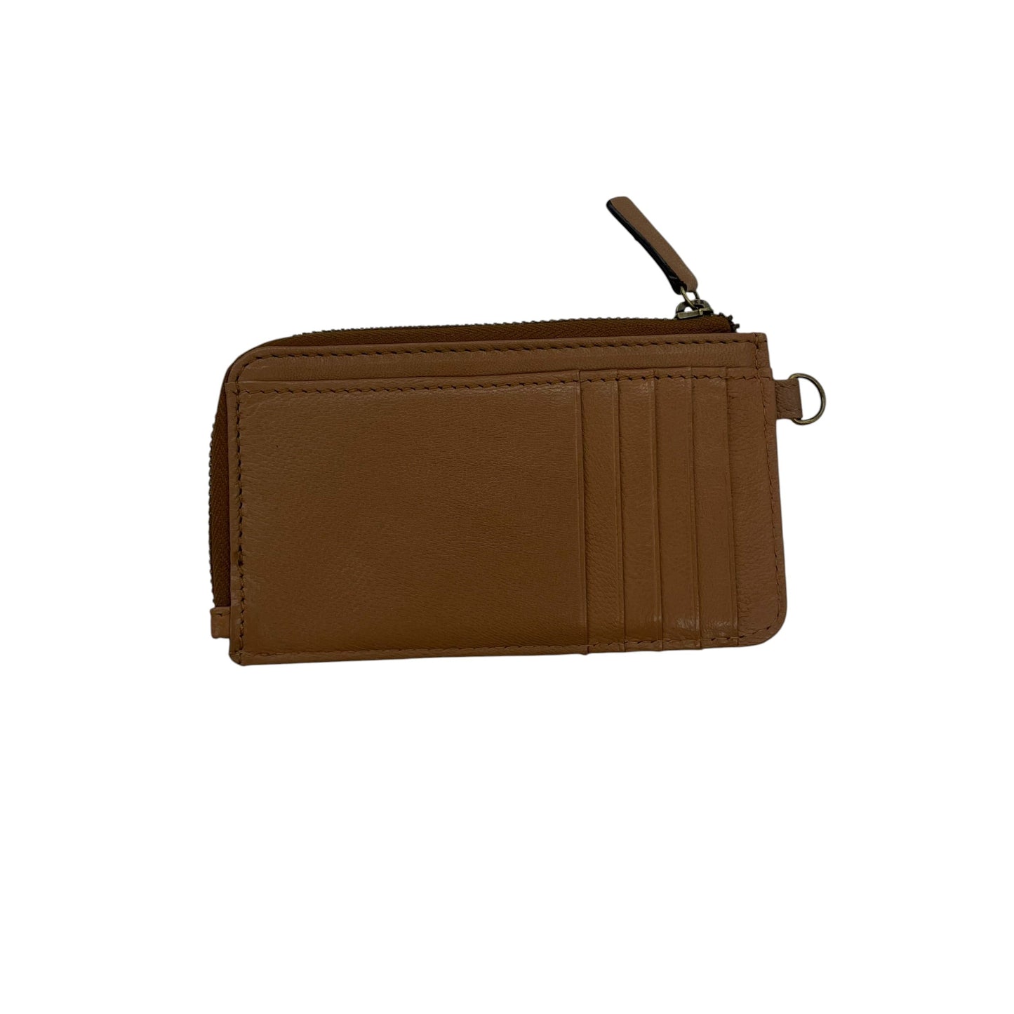Wallet Leather By Clothes Mentor In Brown, Size:Small