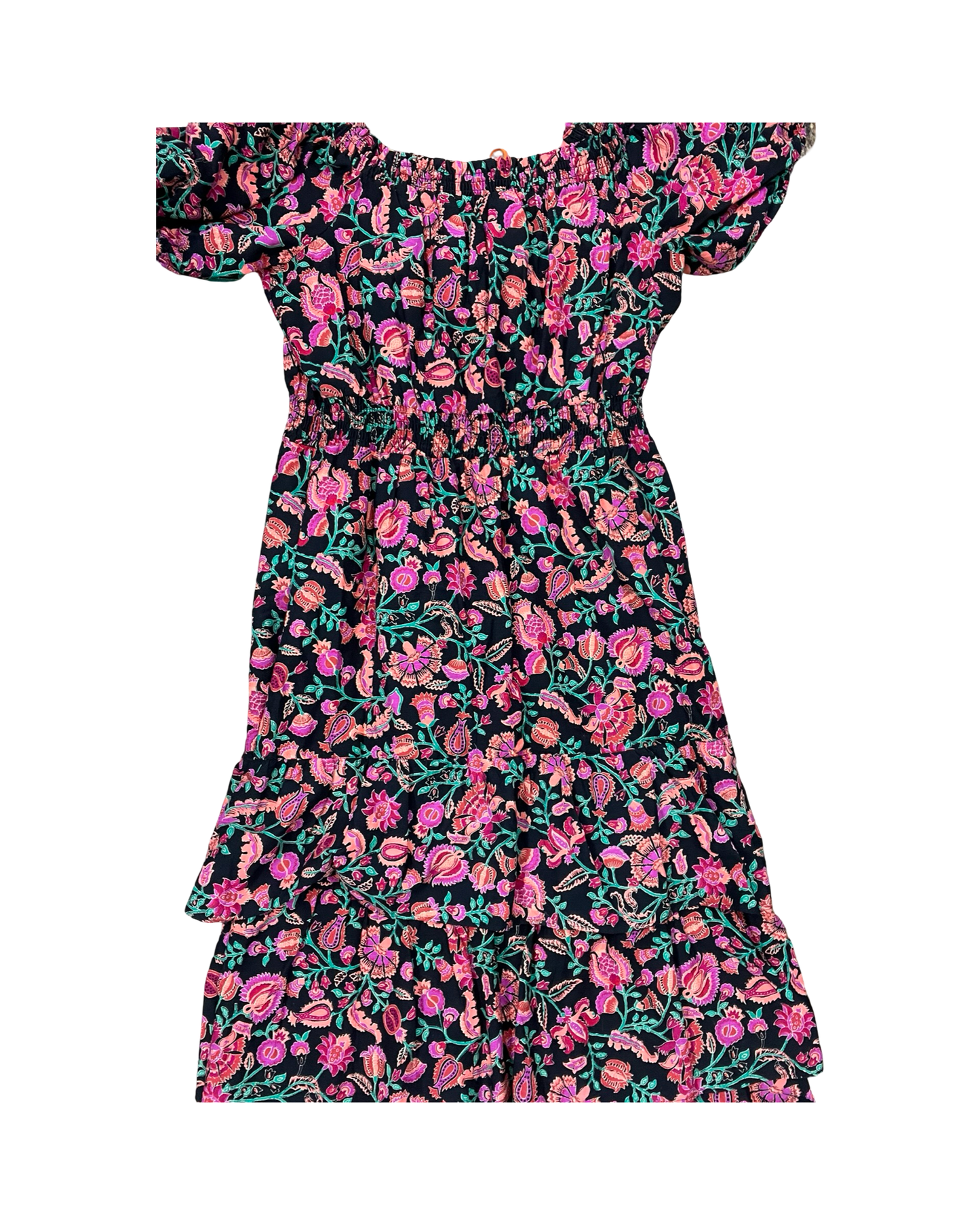 Dress Casual Maxi By Knox Rose In Black & Pink, Size:L
