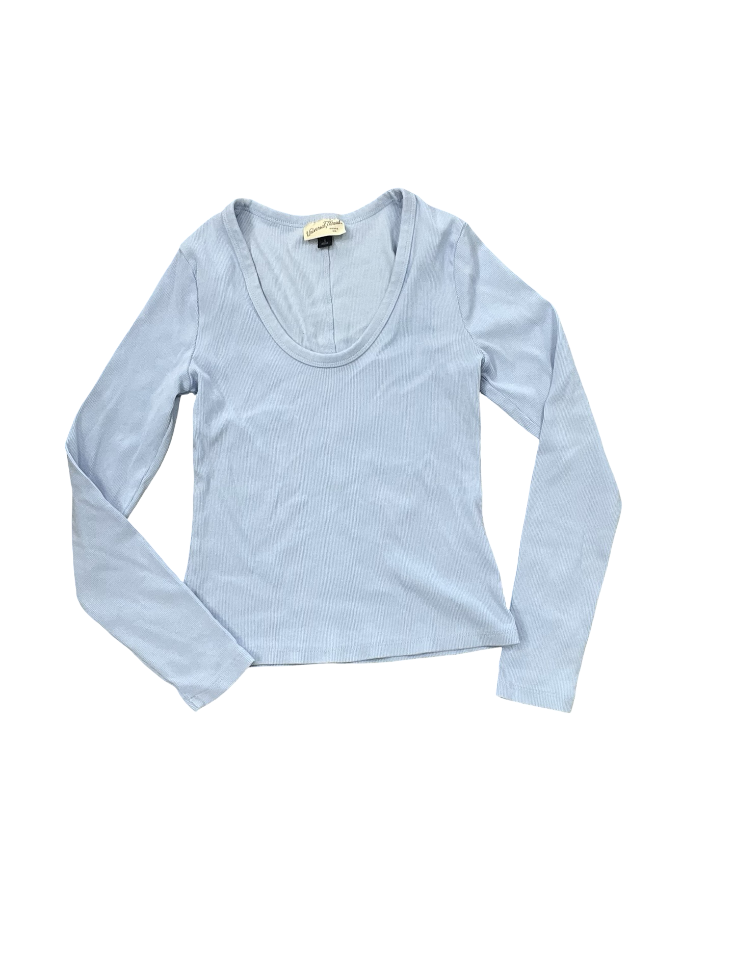 Top Ls Basic By Universal Thread In Aqua, Size:S