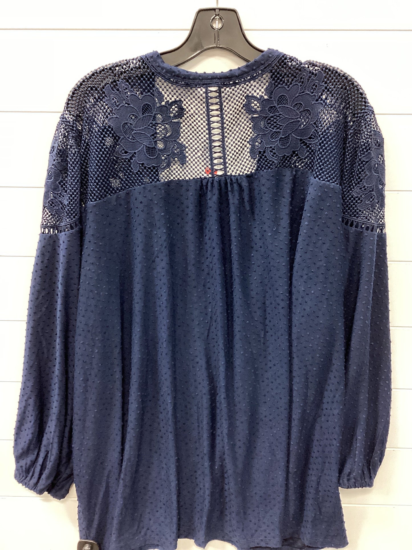 Top Ls By Maurices In Navy, Size:4X