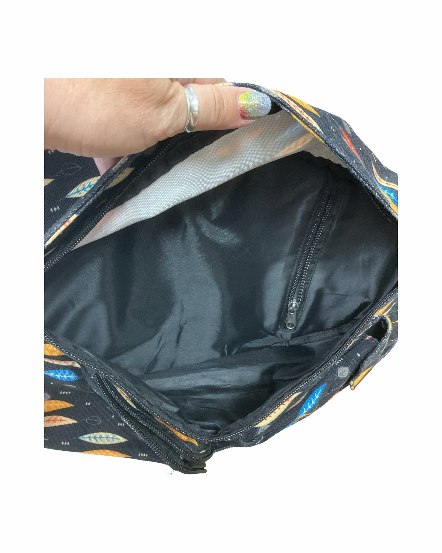 Backpack By Clothes Mentor In Black & Yellow, Size:Medium