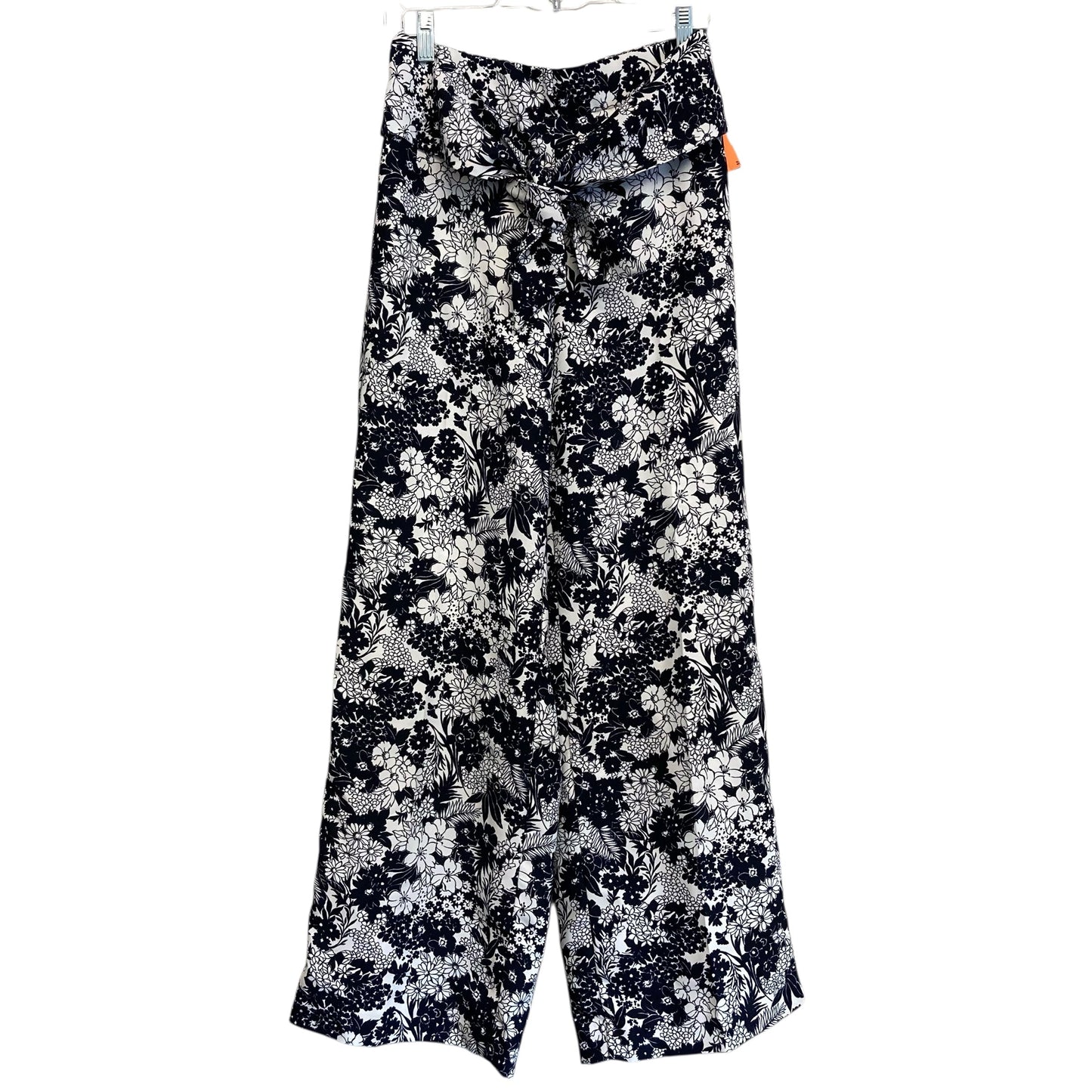Pants Wide Leg By Ann Taylor In Blue & White, Size:0