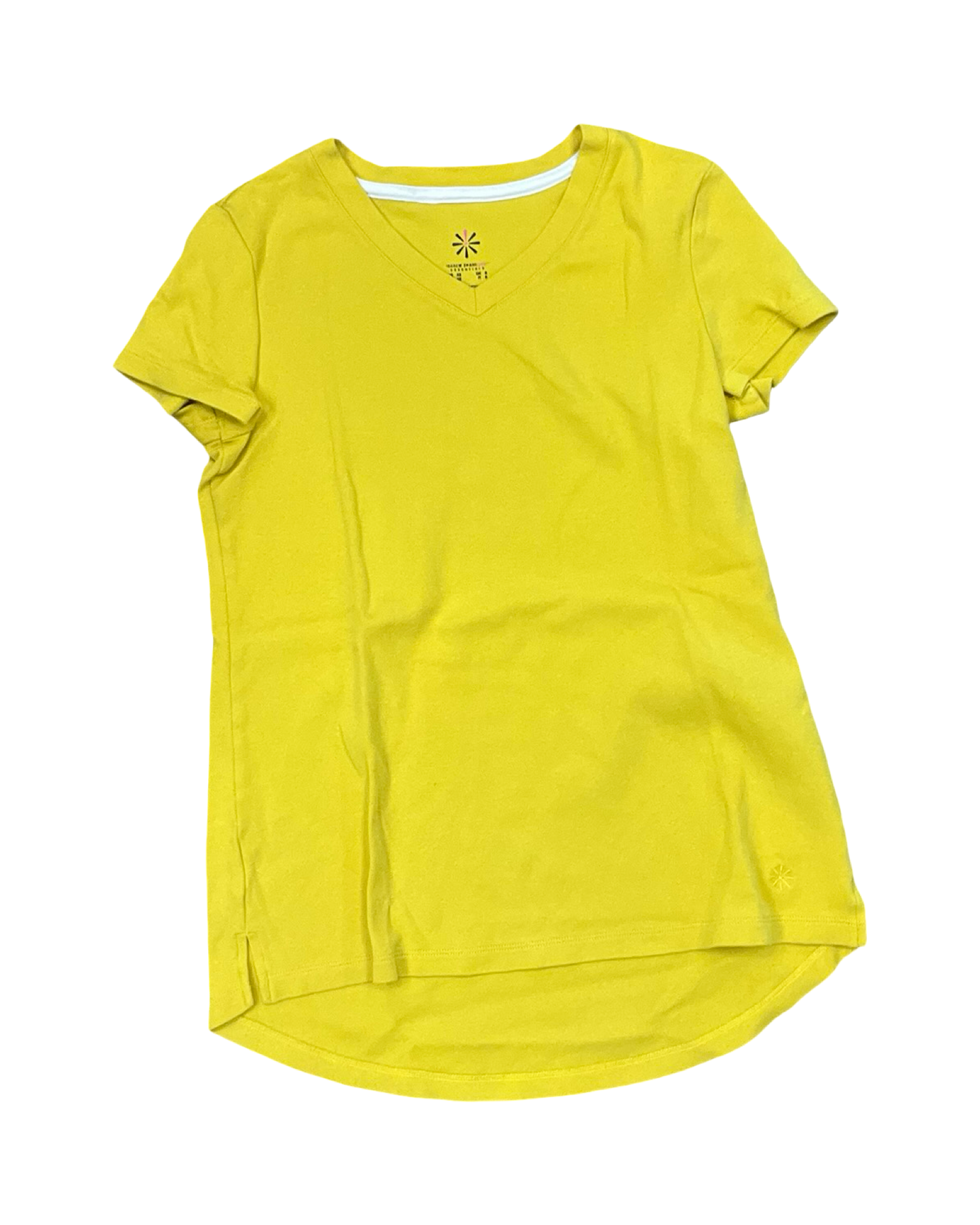 Top Ss Basic By Isaac Mizrahi In Yellow, Size:Xs