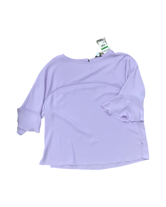 Top 3/4 Sleeve By Bar Iii In Purple, Size:L