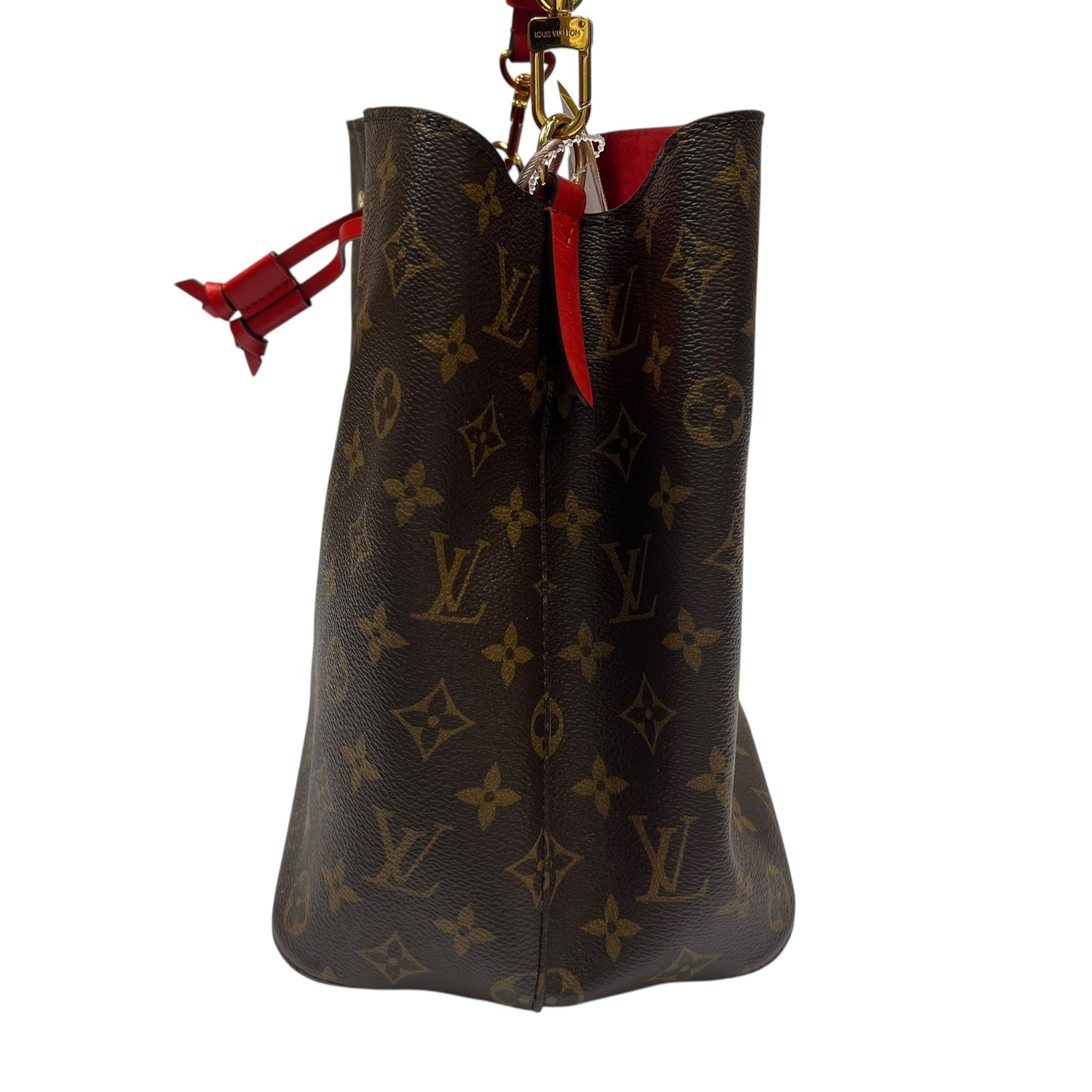 Handbag Luxury Designer By Louis Vuitton In Brown, Size:Medium