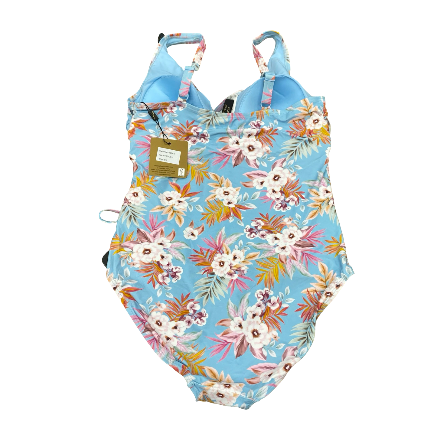 Swimsuit By Clothes Mentor In Floral Print, Size:10