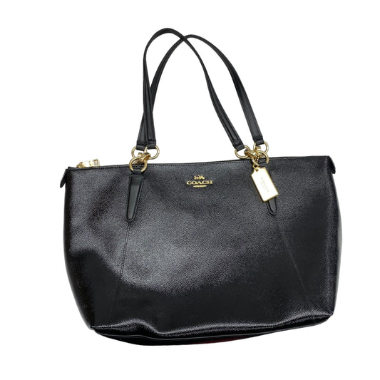 BLACK HANDBAG DESIGNER by COACH Size:MEDIUM