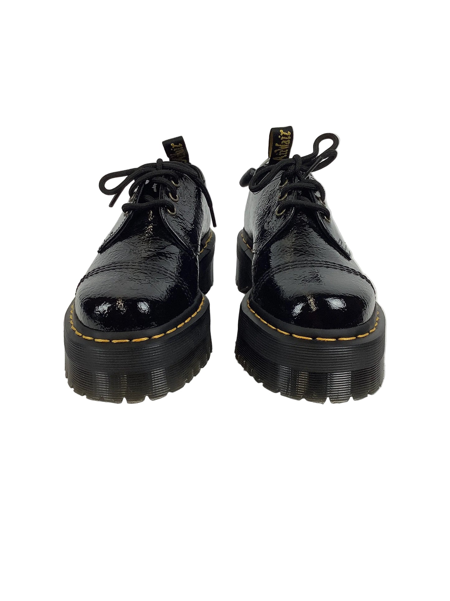 Shoes Heels Platform By Dr Martens In Black, Size: 6